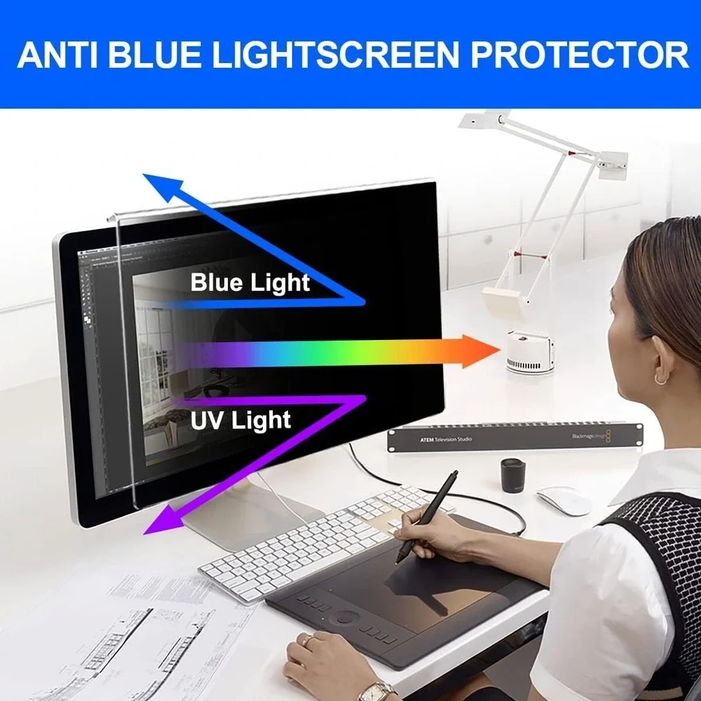Privacy Screen Filter for 22 Inch Monitor – Hanging Style –‎ 16:10 – Anti Glare